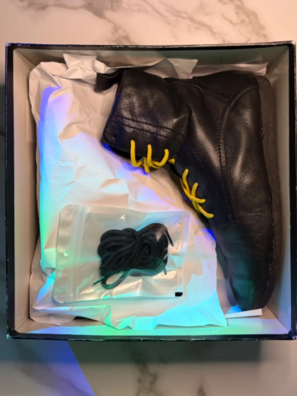Creative Recreation Select Costa BLK Leather Boots Made Italy Men 10 Very Rare!